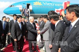 Lễ đón chính thức Tổng Bí thư và Đoàn đại biểu cấp cao Việt Nam